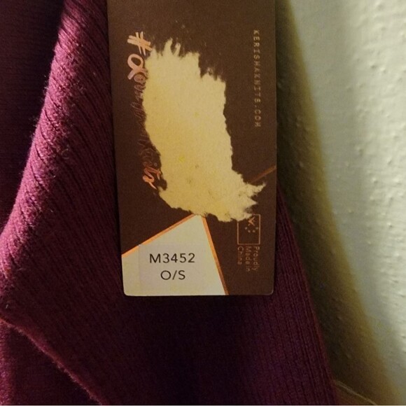 Kerisma Dolman Poncho Burgundy Wool Blend One Size (Fits Like S/M) Travel - Picture 7 of 7